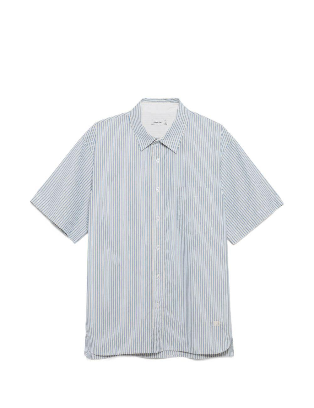 CAMICIA A RIGHE DEACON in azzurro Simkhai - uomo 