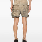 Pantaloncini sfilacciati Stefan in grigio Rick owens drkshdw - uomo 