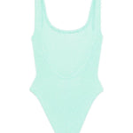 Costume intero square in azzurro hunza g - donna 