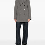 Cappotto doppiopetto in grigio Mackintosh - uomo 