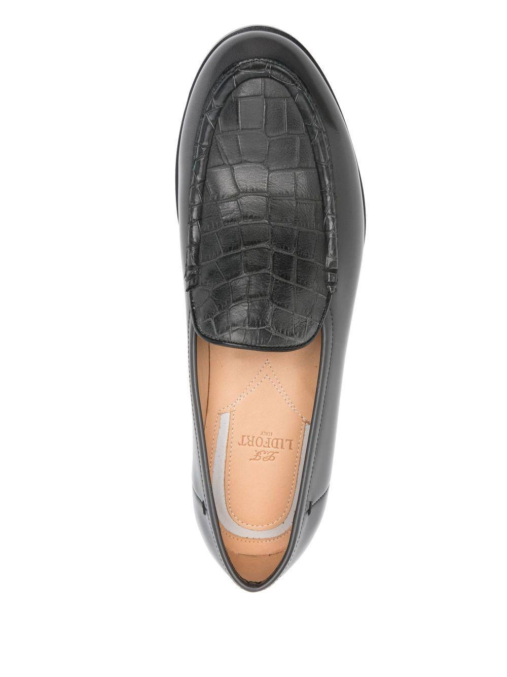 Mocassini in pelle in grigio Lidfort - uomo 