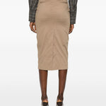 Gonna midi Donna a matita in marrone the latest - donna 