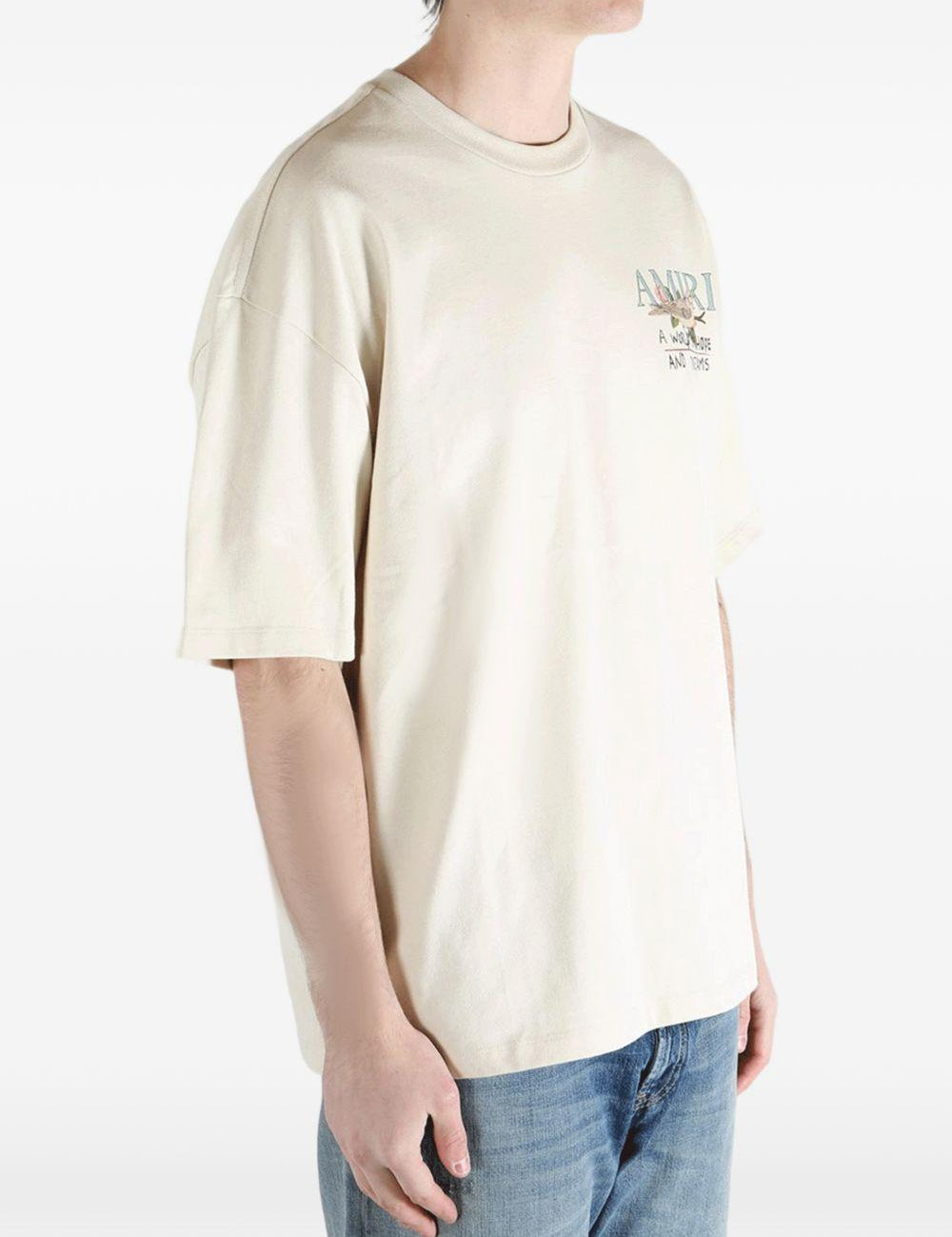Camicia con stampa in beige Amiri - uomo 