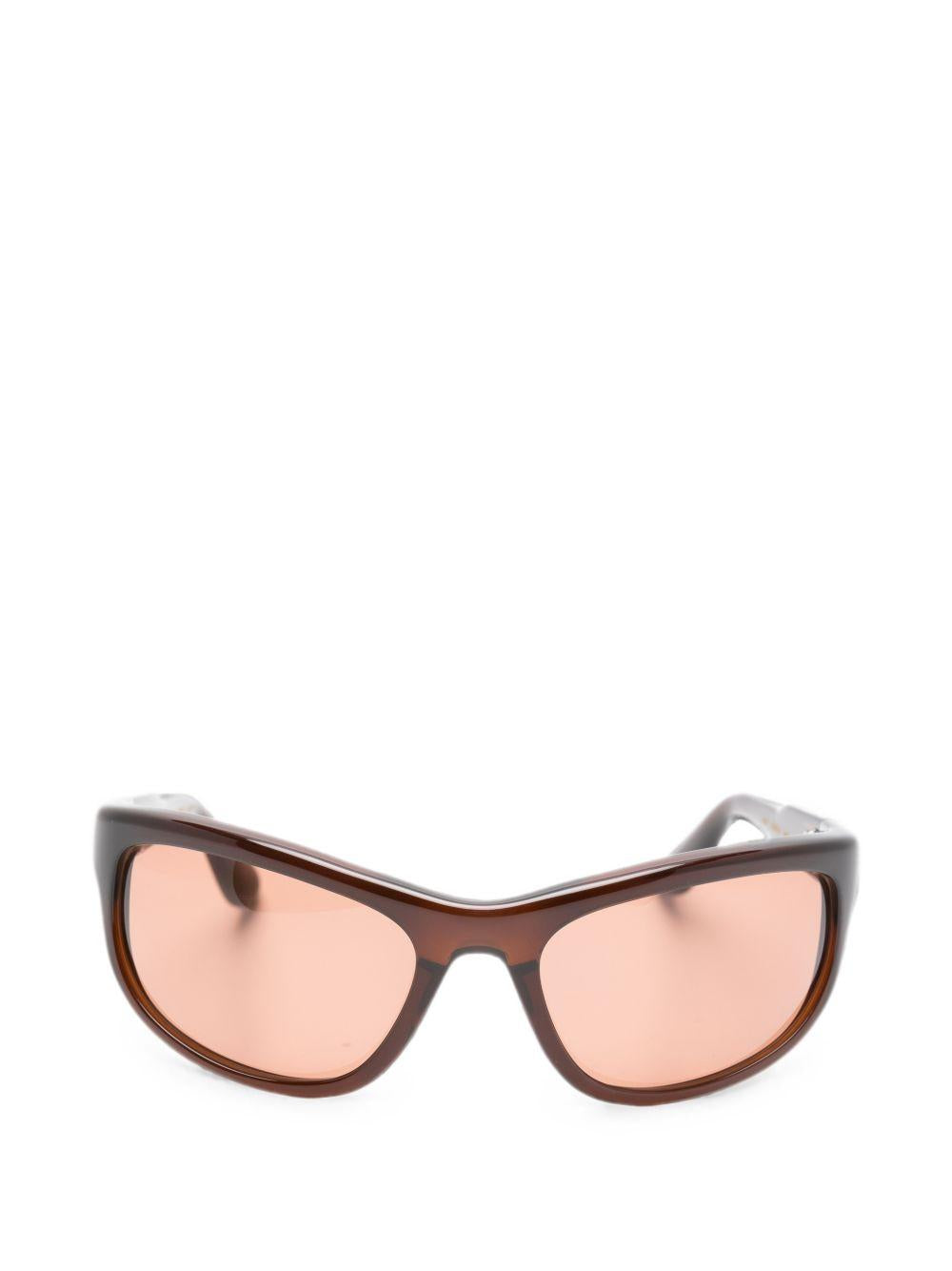 Occhiali da sole in marrone 