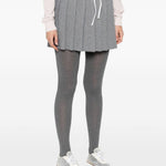 Gonna plissettata con coulisse in grigio Casablanca - donna 