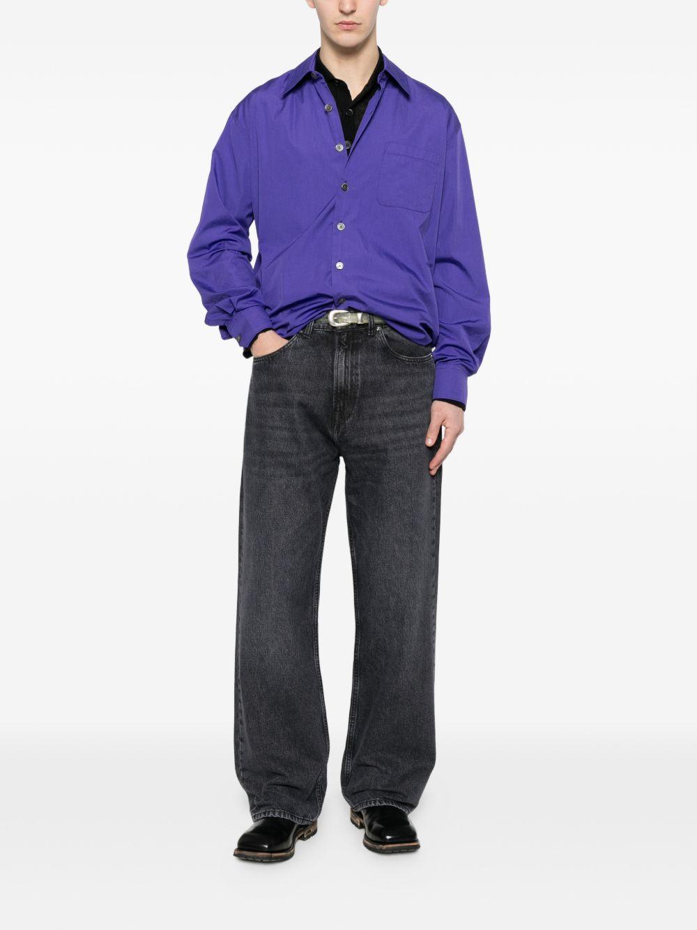 Jeans dritti a cinque tasche in grigio Our legacy - uomo 