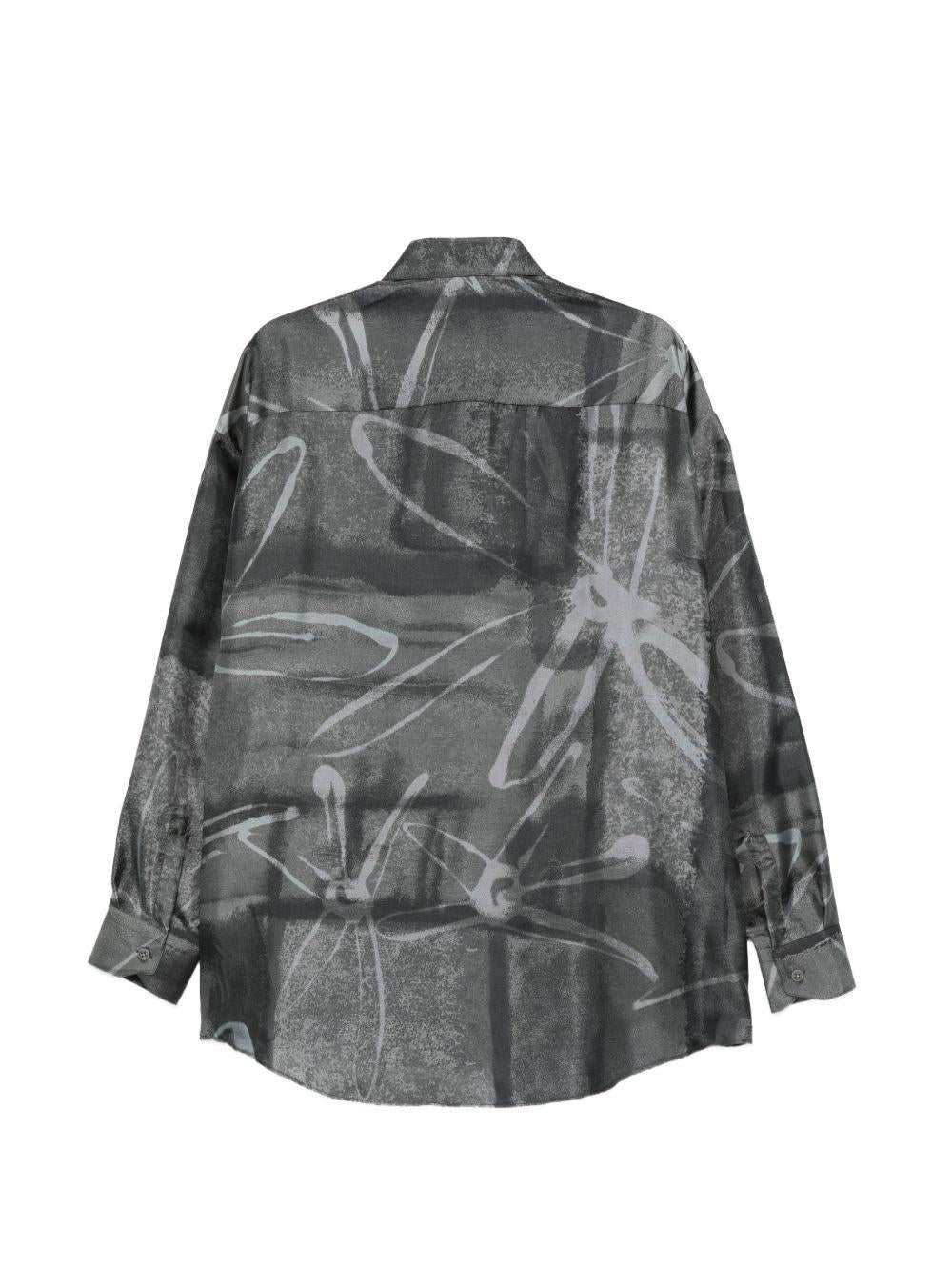 Camicia valentino con stampa multicolor costumein - uomo 