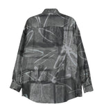 Camicia valentino con stampa multicolor costumein - uomo 