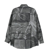 Camicia valentino con stampa multicolor costumein - uomo 