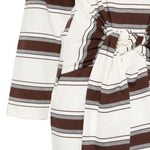 Abito a righe con colletto in bianco Feng Chen Wang - donna 