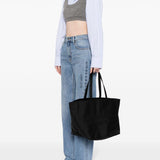 Borsa a spalla Punch con logo goffrato in nero Alexander Wang - donna 