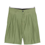 Pantaloncini a pieghe in verde Laneus - uomo 