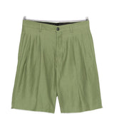 Pantaloncini a pieghe in verde Laneus - uomo 
