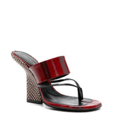 Sandali in pelle in marrone Dries van noten - donna 