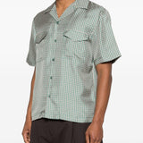 Camicia Clarke a fantasia verde Simkhai - uomo 