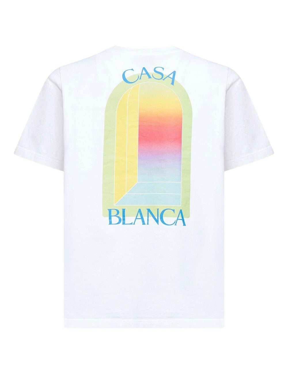 T-shirt con stampa L'arche in bianco Casablanca - uomo 