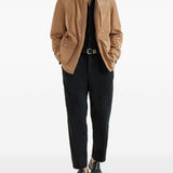 Giacca in camoscio in marrone Brunello cucinelli - uomo 