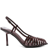 Sandali con cristalli da in bordeaux Le silla - donna 
