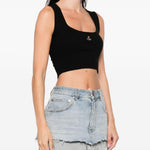 Canotta con logo Orb in nero vivienne westwood - donna 