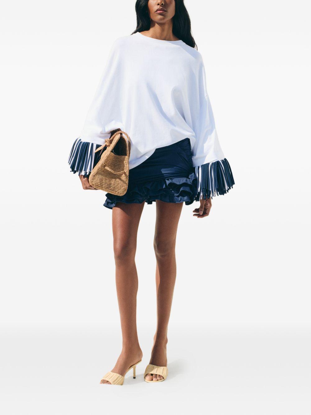 Minigonna la mini jupe playa in blu Jacquemus - donna 