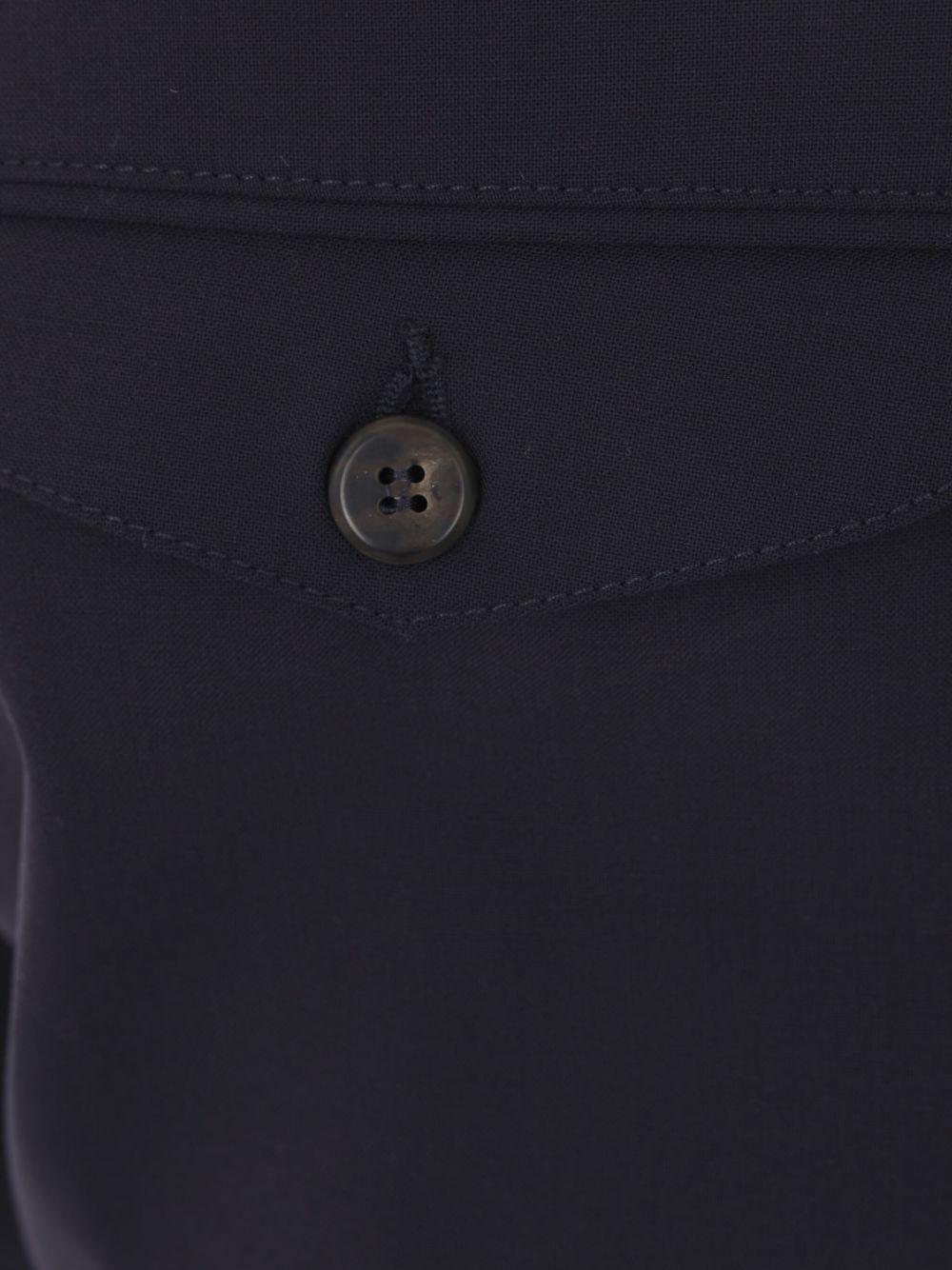 Pantaloni in lana elasticizzata in blu Eleventy - uomo 