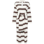 Abito a righe con colletto in bianco Feng Chen Wang - donna 
