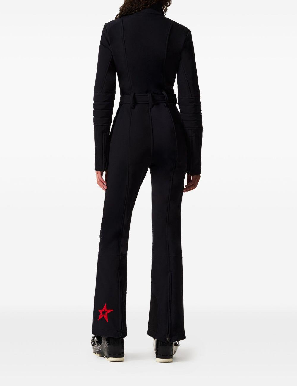 Tuta da sci svasata in nero Perfect moment - donna 