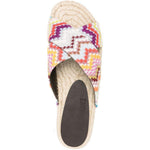 Ciabatte con motivo a zigzag multicolore Missoni - donna 