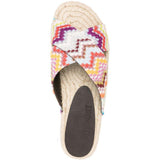 Ciabatte con motivo a zigzag multicolore Missoni - donna 