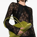 Borsa a spalla La passeggiata small in verde The Attico - donna 