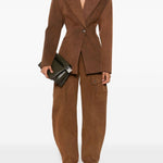 Cargo con cintura in marrone The andamane - donna 