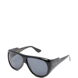 Occhiali da sole con montatura ovale in nero Port tanger - unisex 