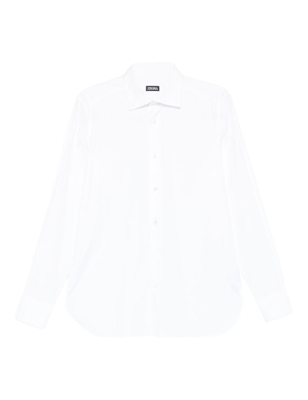 Camicia classica in bianco Zegna - uomo 