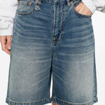 Pantaloncini di jeans a cinque tasche in blu R13 - donna 