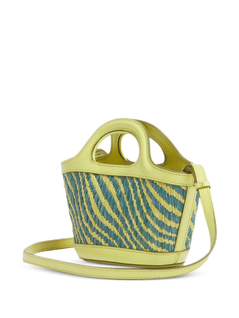 Borsa con logo tropicalia in giallo Marni - donna 