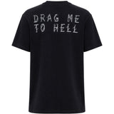 T-shirt con stampa grafica in nero 44 label group - uomo 