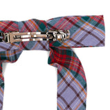 Clip per capelli con fiocco in tartan multicolor vivienne westwood - donna 