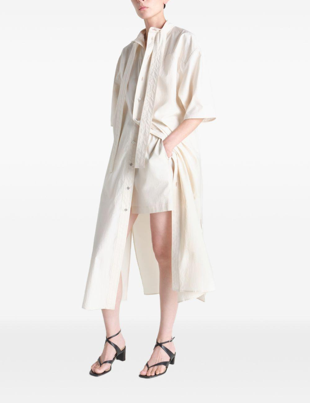Abito midi con cintura in avorio LEMAIRE  - donna 