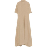 Abito midi con bottoni in marrone Antonelli - donna 