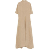 Abito midi con bottoni in marrone Antonelli - donna 