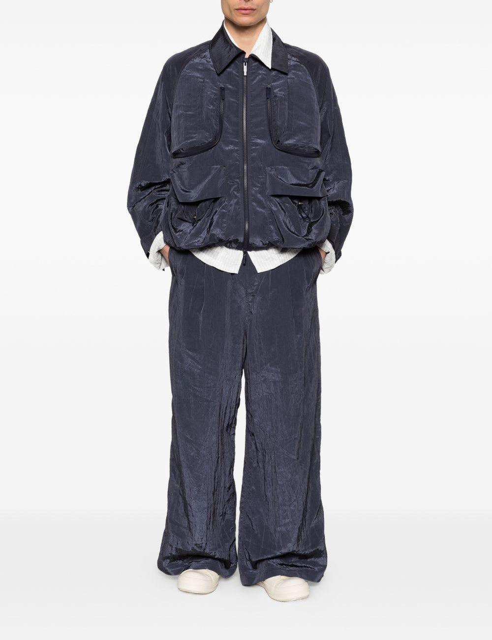 Giacca bomber cargo in blu Feng Chen Wang - uomo 