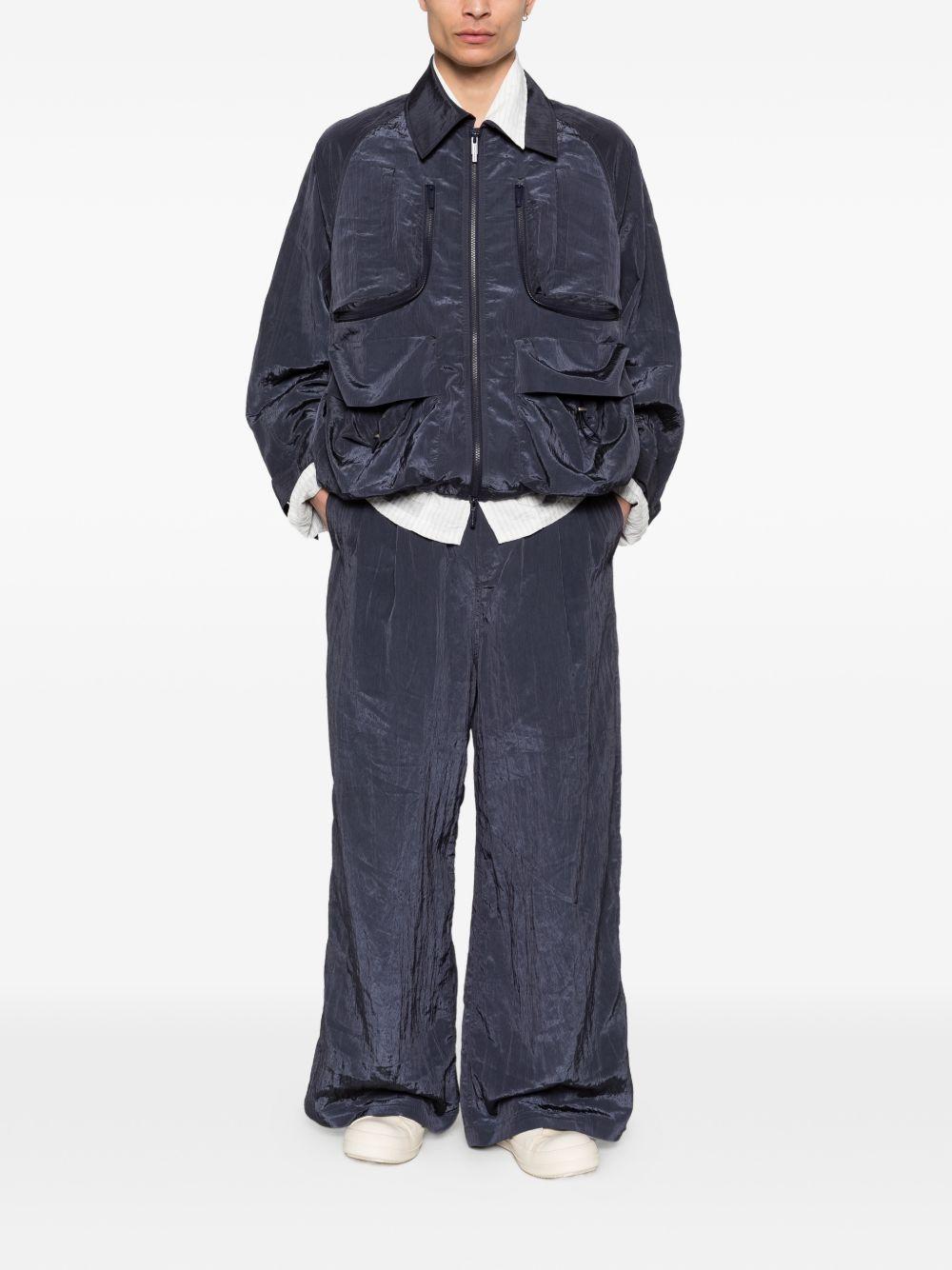 Giacca bomber cargo in blu Feng Chen Wang - uomo 