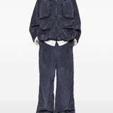 Giacca bomber cargo in blu Feng Chen Wang - uomo 