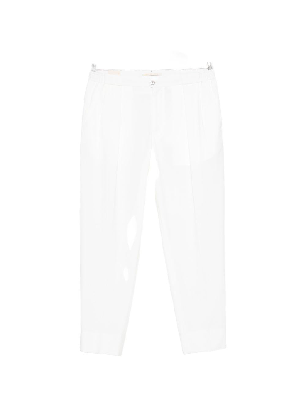 Pantaloni portobellos con pieghe in bianco Briglia 1949 - uomo 