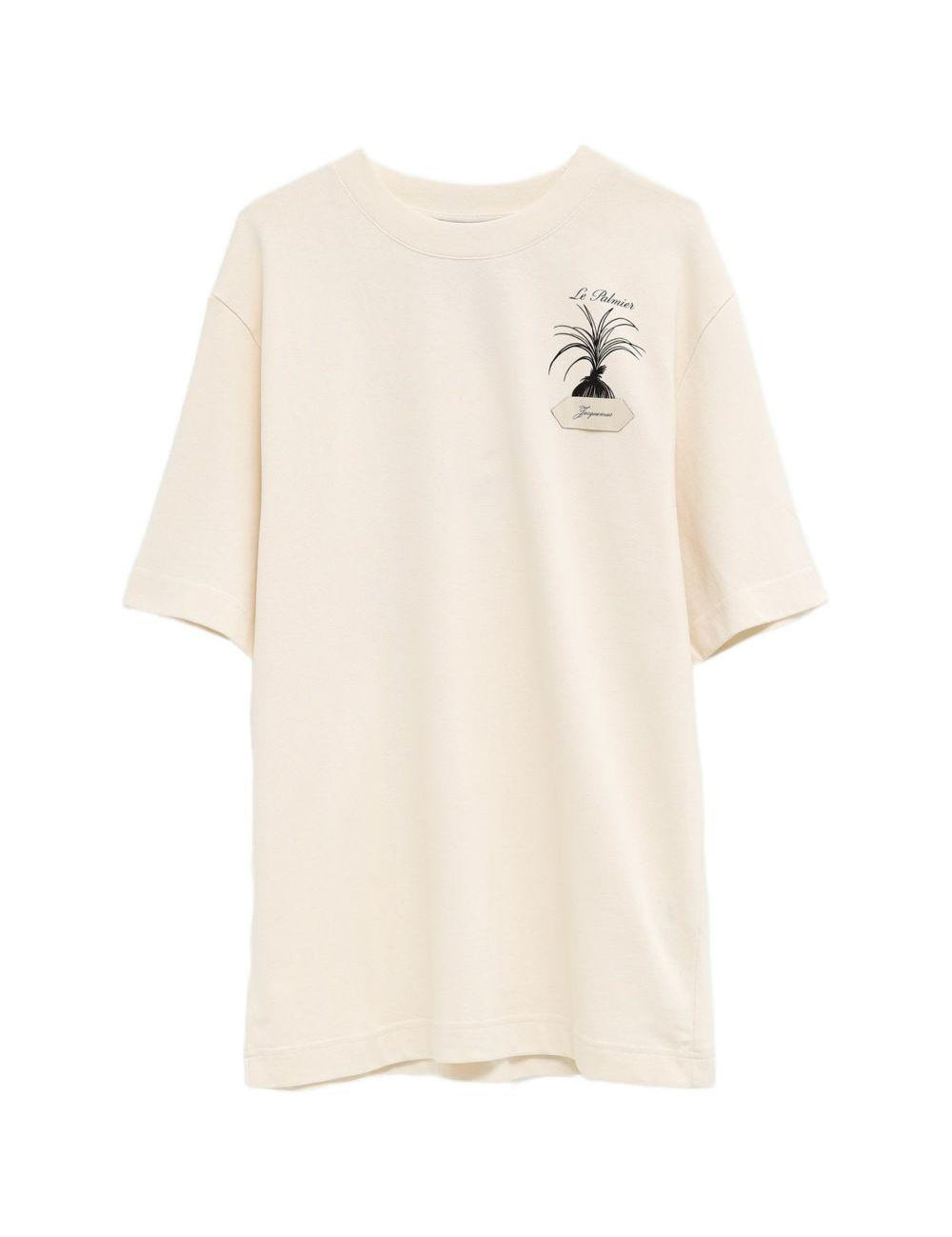 T-shirt le tshirt palmierin beige 