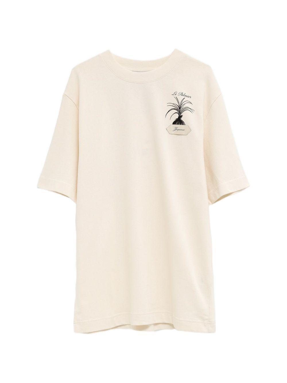 T-shirt le tshirt palmierin beige 