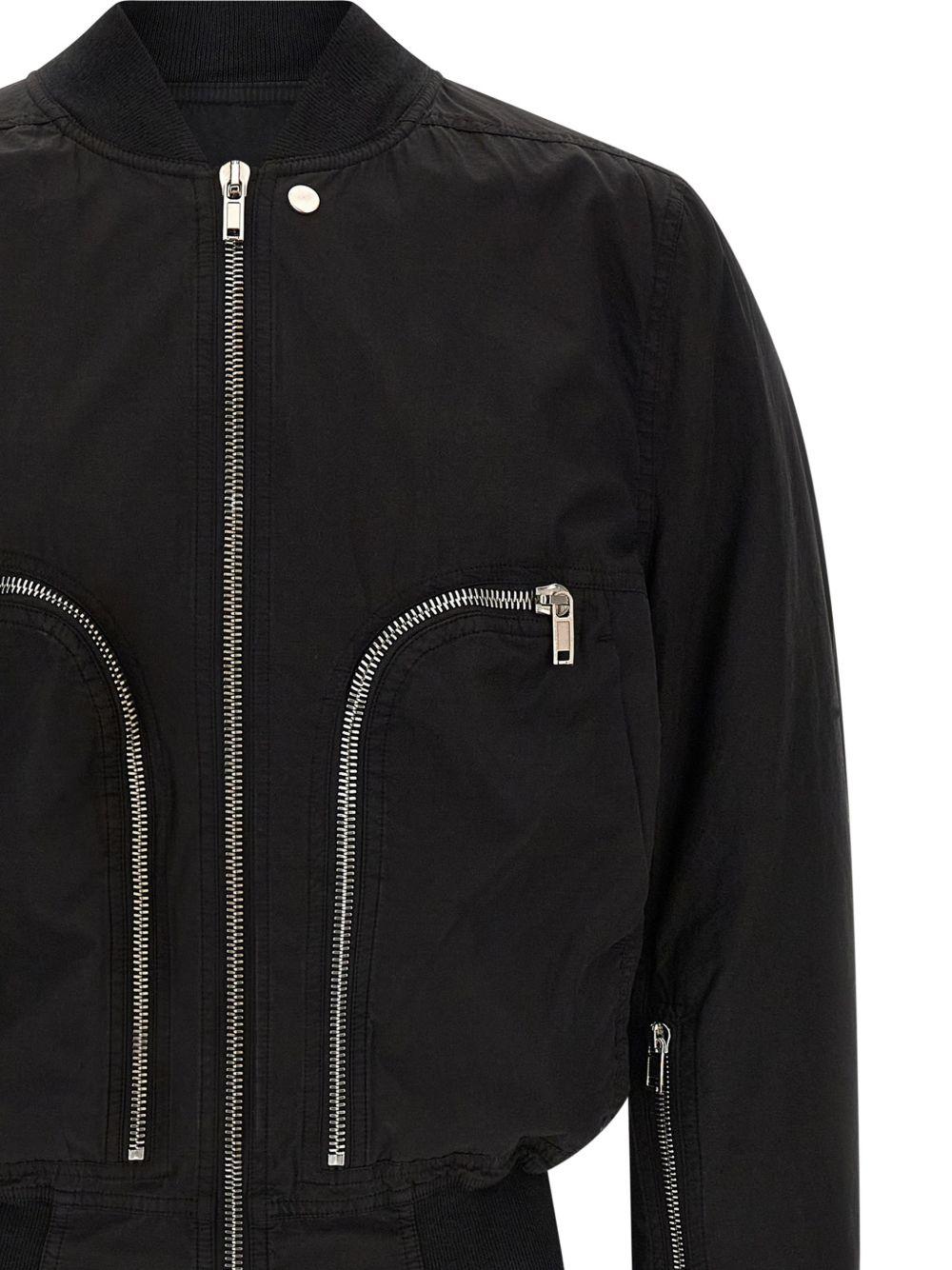 GIACCA BOMBER BAUHAUS FLIGHT IN NERO RICK OWENS DRKSHDW - UOMO 