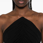Abito midi senza spalline in nero Alexander wang - donna 