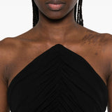 Abito midi senza spalline in nero Alexander wang - donna 