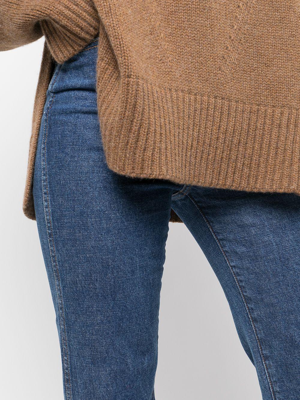 Jeans Danielle a vita alta in blu Khaite - donna 